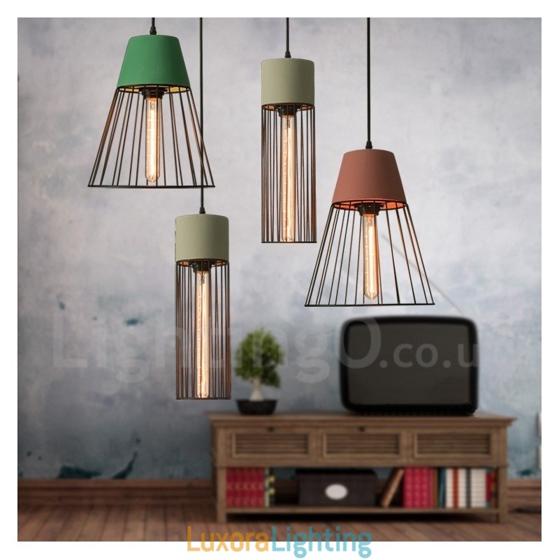 Designer Touch Decorative 1 Light Metal Concrte Pendant Light
