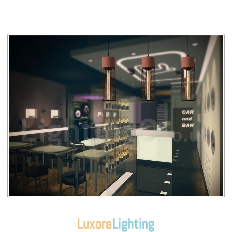 Designer Touch Decorative 1 Light Metal Concrte Pendant Light