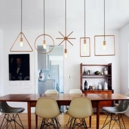 Designer Touch Decorative 1 Light Rustic Lodge Wooden Pendant Light