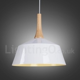 Designer Touch Decorative Modern Contemporary Wood Metal Pendant Light