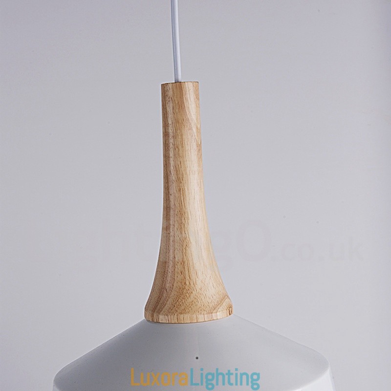 Designer Touch Decorative Modern Contemporary Wood Metal Pendant Light