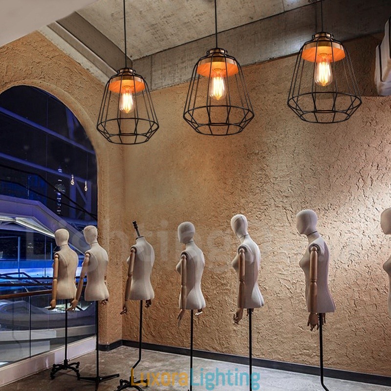 Designer Touch Decorative Country Metal Wooden Pendant Light