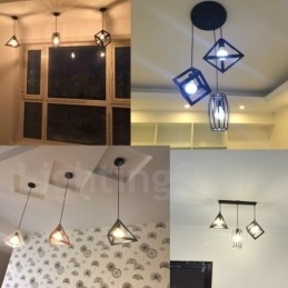 Designer Touch Decorative Modern Contemporary Multi Colors Metal 1 Light Pendant Light