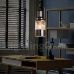 Designer Touch Decorative Retro Vintage 1 Light Lantern Copper Pendant Light