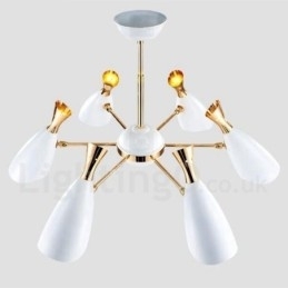 Designer Touch Decorative Modern Contemporary 6 Light Chandelier Lamp
