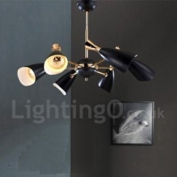 Designer Touch Decorative Modern Contemporary 6 Light Chandelier Lamp