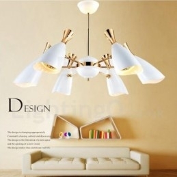 Designer Touch Decorative Modern Contemporary 6 Light Chandelier Lamp