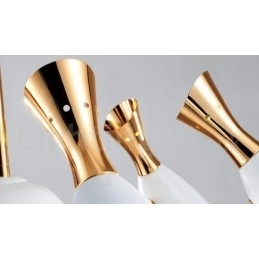 Designer Touch Decorative Modern Contemporary 6 Light Chandelier Lamp