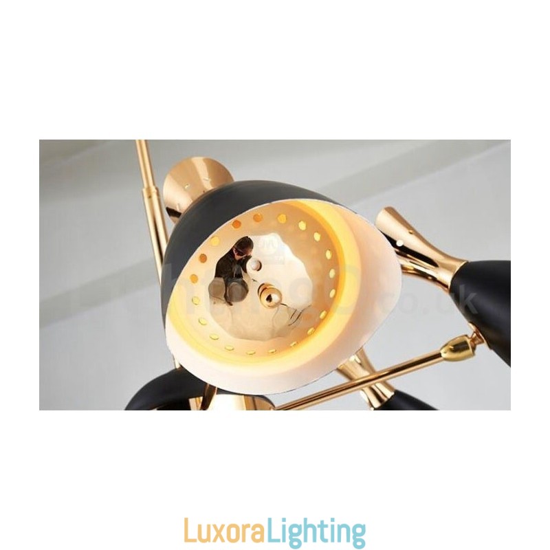 Designer Touch Decorative Modern Contemporary 8 Light Chandelier Lamp