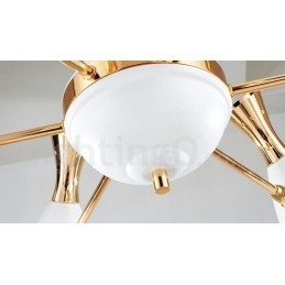 Designer Touch Decorative Modern Contemporary 8 Light Chandelier Lamp