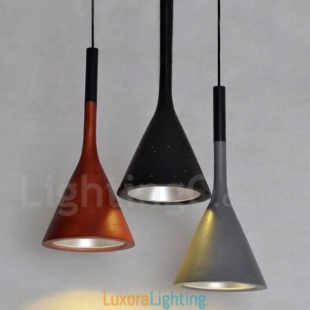 Designer Touch Decorative 1 Light Vintage Concrte Pendant Light