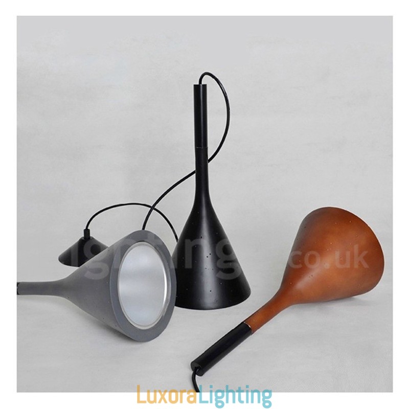 Designer Touch Decorative 1 Light Vintage Concrte Pendant Light