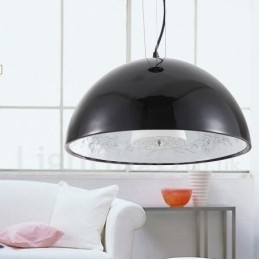 Designer Touch Decorative Black Rustic Lodge 1 Light Pendant Light