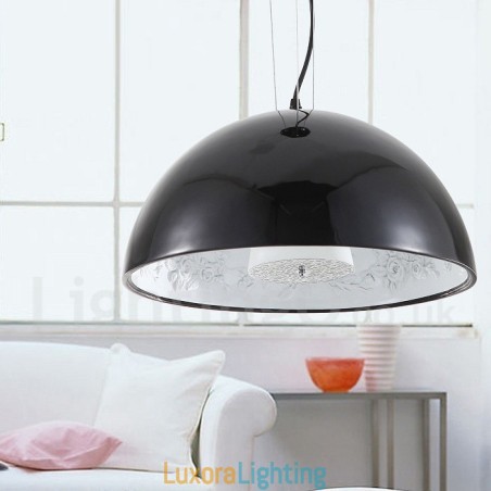 Designer Touch Decorative Black Rustic Lodge 1 Light Pendant Light