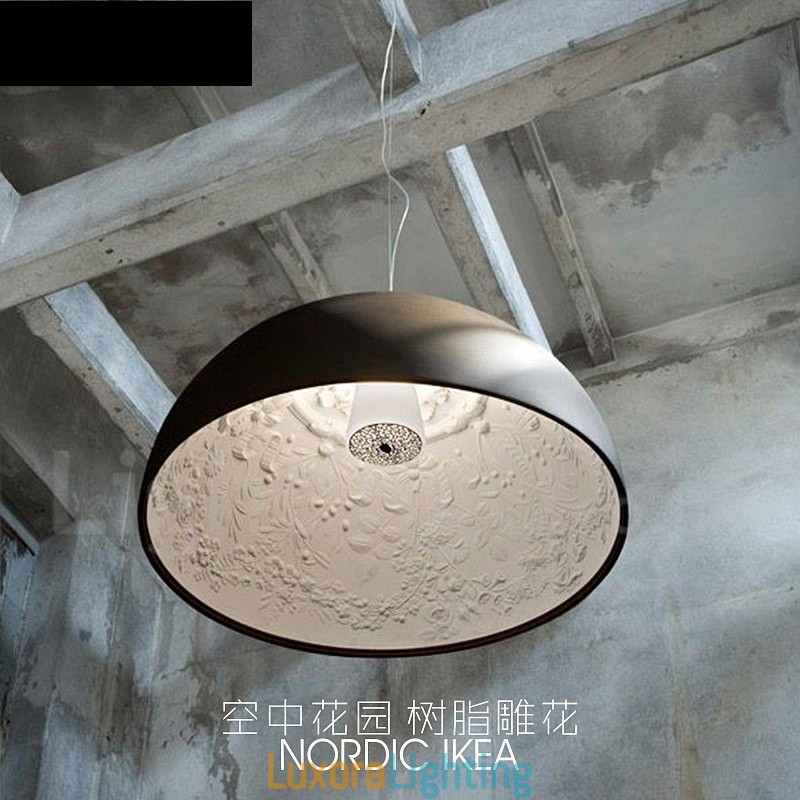 Designer Touch Decorative Black Rustic Lodge 1 Light Pendant Light