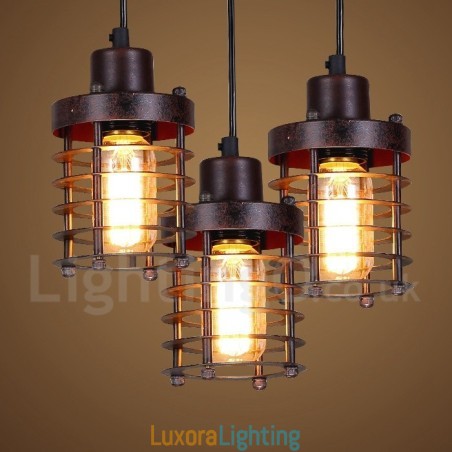 Designer Touch Decorative 1 Light Retro Vintage Copper Pendant Light