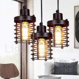Designer Touch Decorative 1 Light Retro Vintage Copper Pendant Light