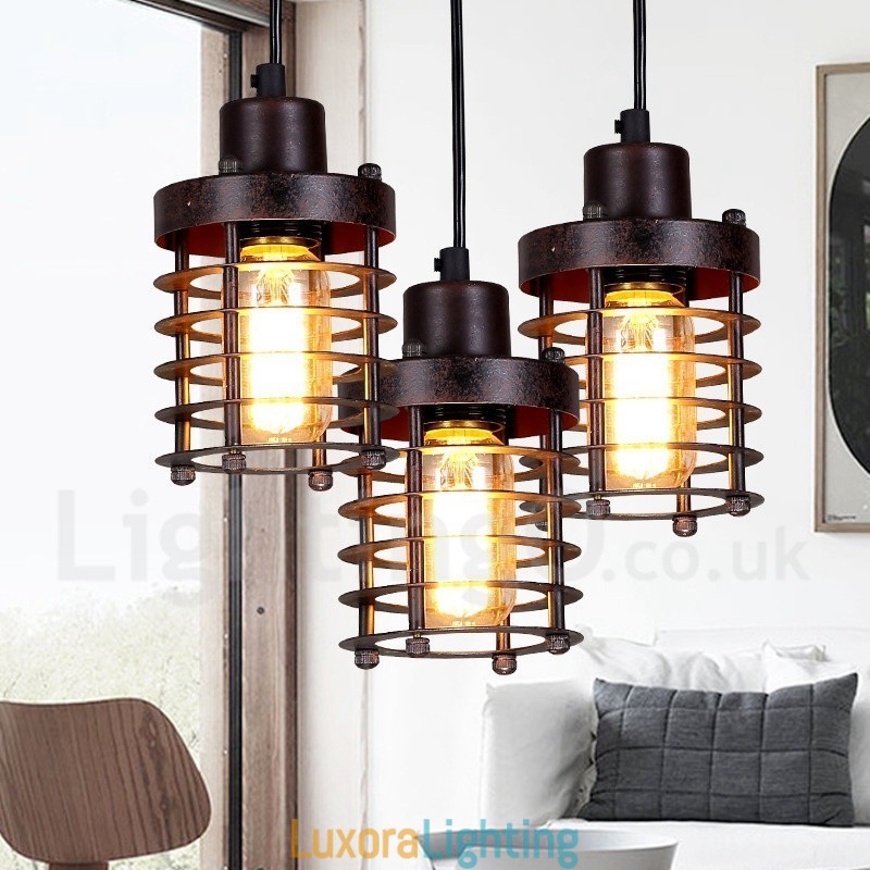 Designer Touch Decorative 1 Light Retro Vintage Copper Pendant Light