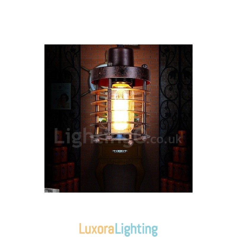 Designer Touch Decorative 1 Light Retro Vintage Copper Pendant Light