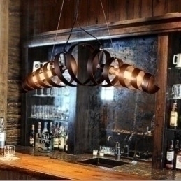 Designer Touch Decorative Retro Iron Lamp Modern Minimalist Industrial Style Chandelier