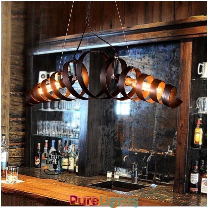 Designer Touch Decorative Retro Iron Lamp Modern Minimalist Industrial Style Chandelier