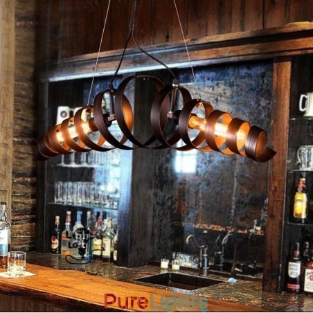 Designer Touch Decorative Retro Iron Lamp Modern Minimalist Industrial Style Chandelier