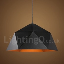 Designer Touch Decorative Black 1 Light Modern Contemporary Pendant Light
