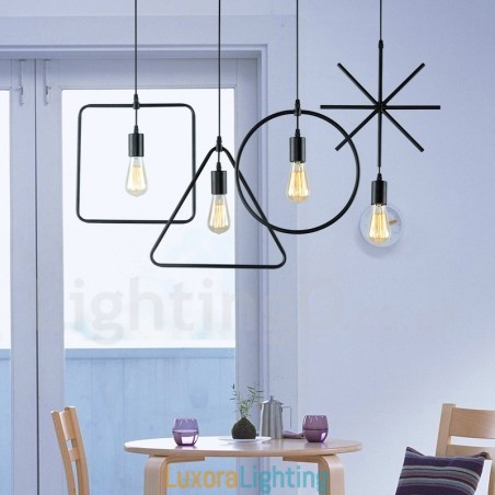 Designer Touch Decorative Modern Contemporary Metal 1 Light Pendant Light