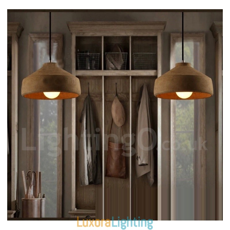 Designer Touch Decorative Modern Contemporary Concrte Single Light Pendant Light