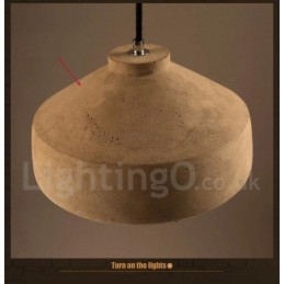 Designer Touch Decorative Modern Contemporary Concrte Single Light Pendant Light
