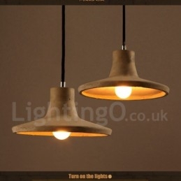 Designer Touch Decorative Modern Contemporary Concrte Single Light Pendant Light