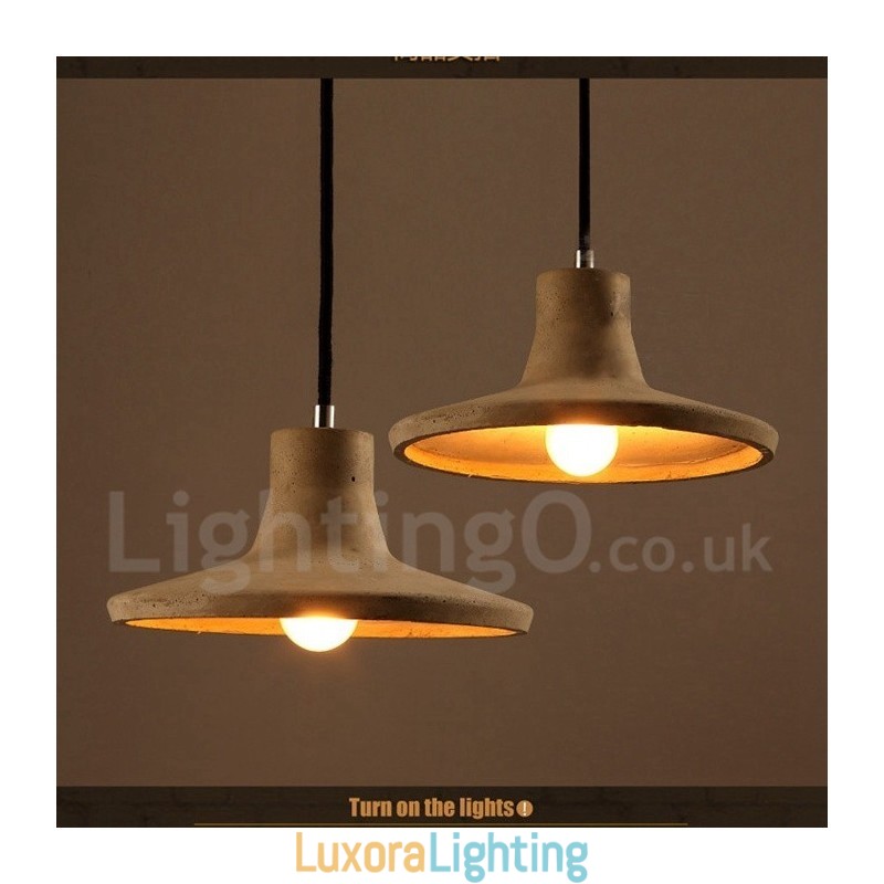 Designer Touch Decorative Modern Contemporary Concrte Single Light Pendant Light