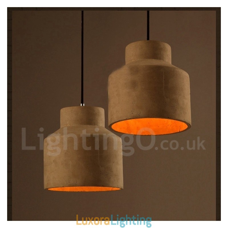 Designer Touch Decorative Modern Contemporary Concrte Single Light Pendant Light