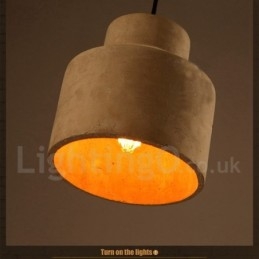 Designer Touch Decorative Modern Contemporary Concrte Single Light Pendant Light