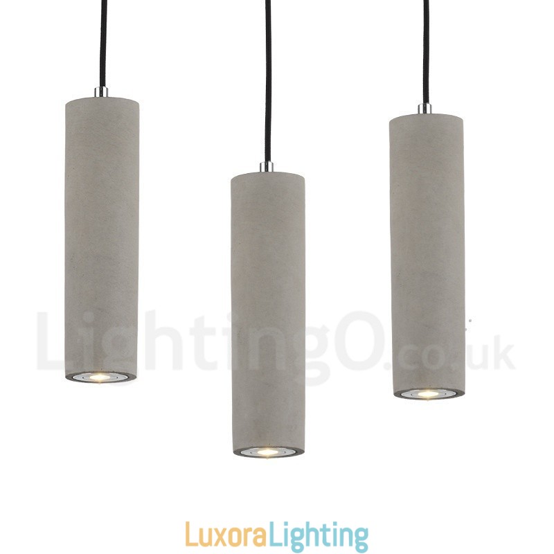 Designer Touch Decorative Modern Contemporary 1 Light Concrte Pendant Light