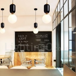 Designer Touch Decorative Modern Contemporary Pendant Light with Glass Shade