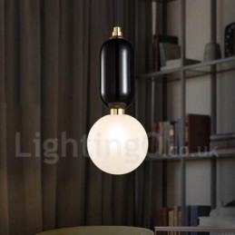 Designer Touch Decorative Modern Contemporary Pendant Light with Glass Shade