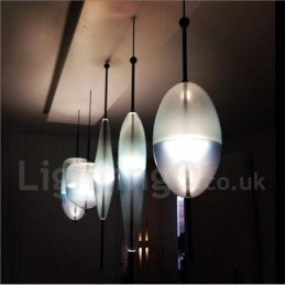 Designer Touch Decorative Modern Contemporary Gradient Color Pendant Light with Glass Shade
