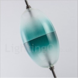 Designer Touch Decorative Modern Contemporary Gradient Color Pendant Light with Glass Shade