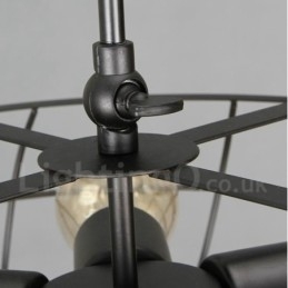 Designer Touch Decorative Retro Vintage 5 Light Pendant Light