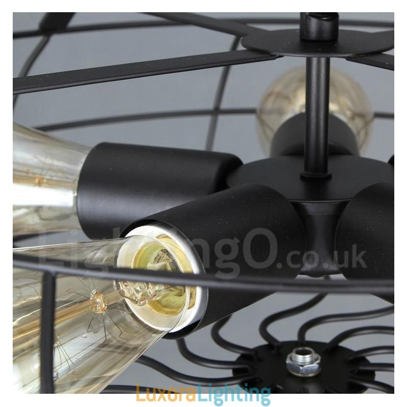 Designer Touch Decorative Retro Vintage 5 Light Pendant Light