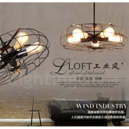 Designer Touch Decorative Retro Vintage 5 Light Pendant Light
