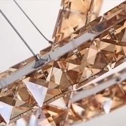 Designer Touch Decorative Ceiling Lights with Fashion Style Ring Crystal Ceiling Lamp