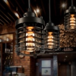 Designer Touch Decorative Retro Vintage Metal 1 Light Pendant Light
