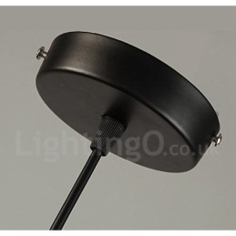 Designer Touch Decorative Retro Vintage Metal 1 Light Pendant Light