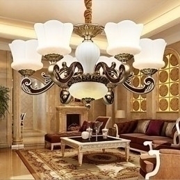 Designer Touch Decorative Garden Creative Zinc Alloy Retro Dining Pendant lamp Chandelier
