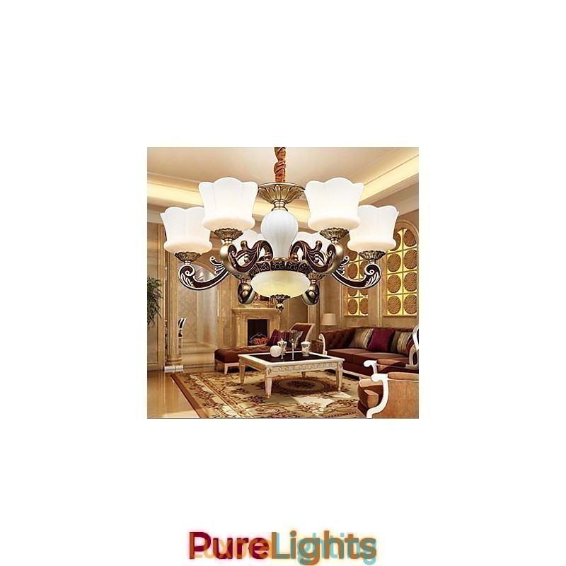 Designer Touch Decorative Garden Creative Zinc Alloy Retro Dining Pendant lamp Chandelier