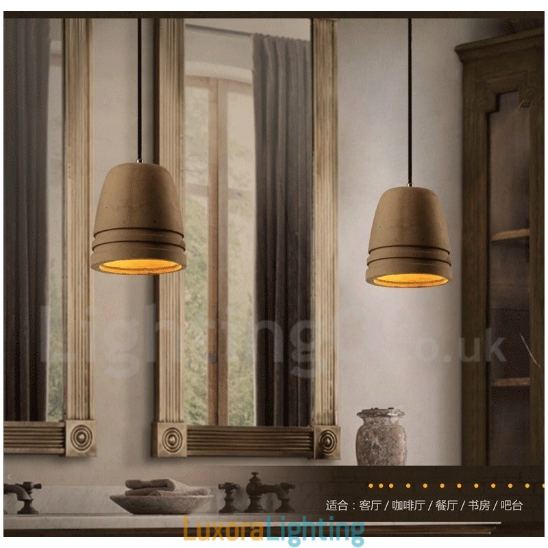 Designer Touch Decorative Retro Vintage Concrte Pendant Light