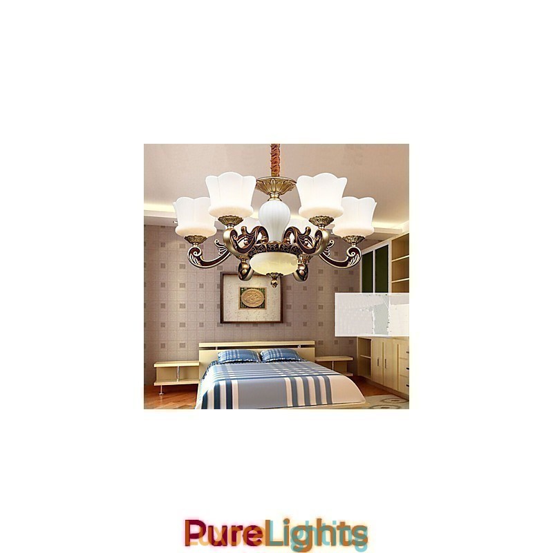 Designer Touch Decorative Garden Creative Zinc Alloy Retro Dining Pendant lamp Chandelier