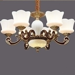 Designer Touch Decorative Garden Creative Zinc Alloy Retro Dining Pendant lamp Chandelier